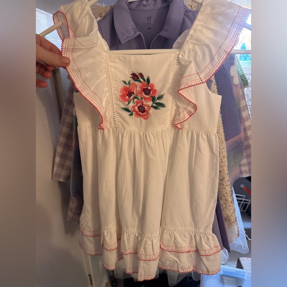 Janie and Jack girls summer dress embroidered sundress